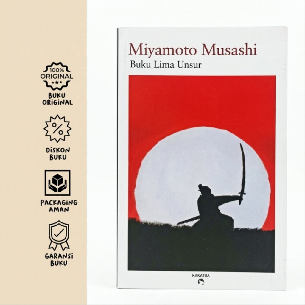 Miyamoto Musashi - Buku Lima Unsur Filsafat Bushido Samurai Original dengan Diskon dan Packaging Ama