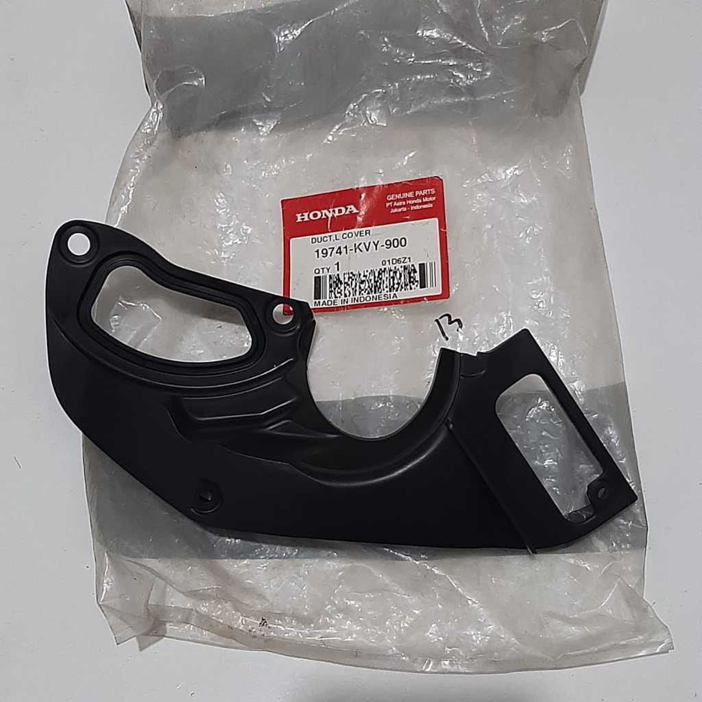 19741-KVY-900 COVER DUCT L COVER CVT KIRI BAGIAN DALAM ORIGINAL AHM HONDA BEAT KARBURATOR