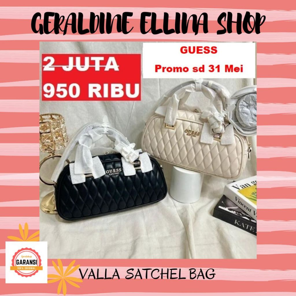 Tas Wanita Guess 100% Original SALE satchel bag seri VALLA
