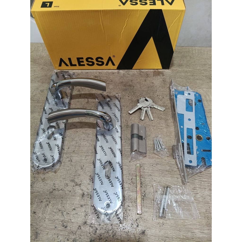 Kunci Pintu Besar L ALESSA Lengkap
