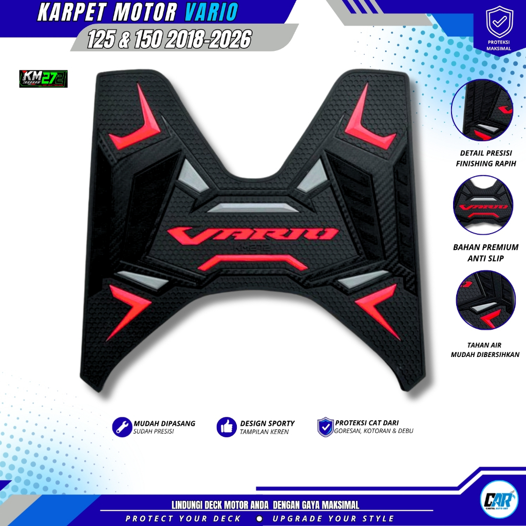 KARPET MOTOR VARIO AKSESORIS VARIASI MOTOR VARIO