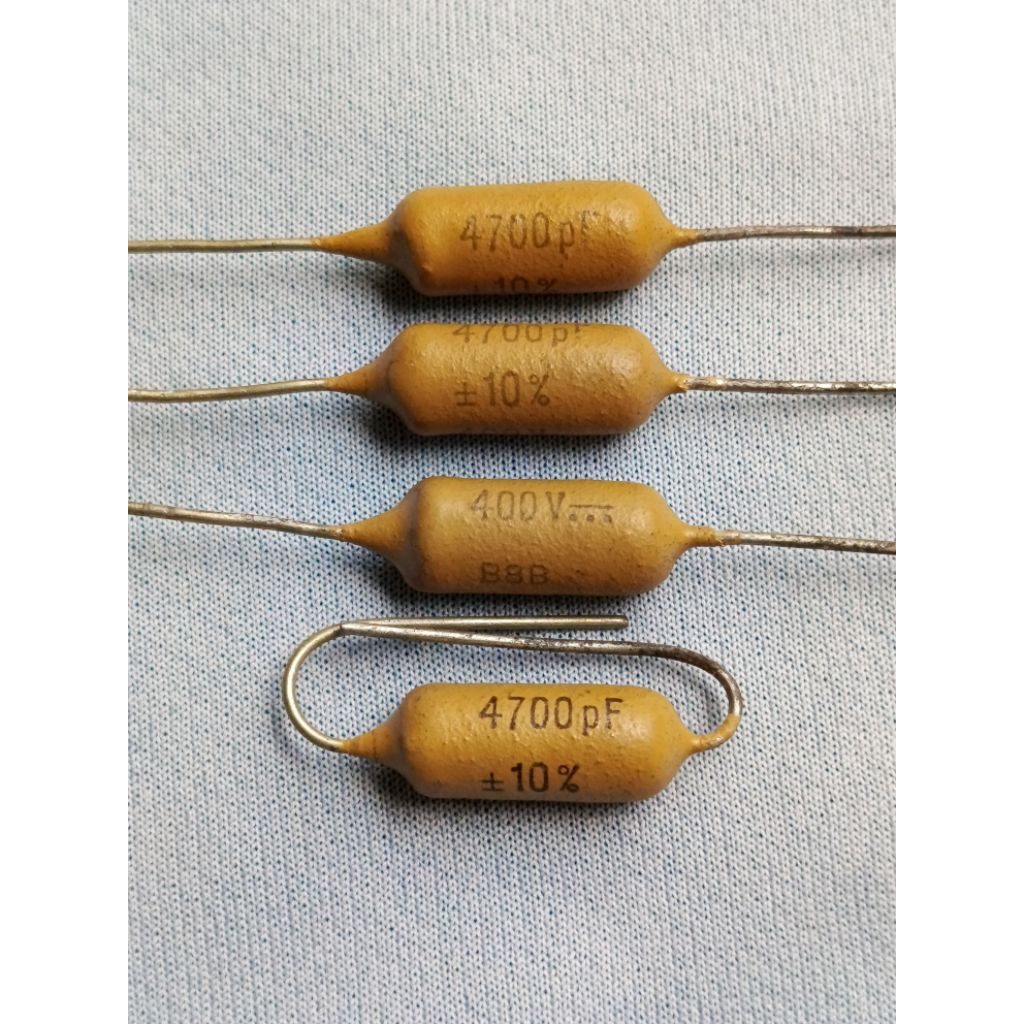 capacitor mullard 4700pf/4,7nf/0,0047uf 400v kapasitor mullard mustard