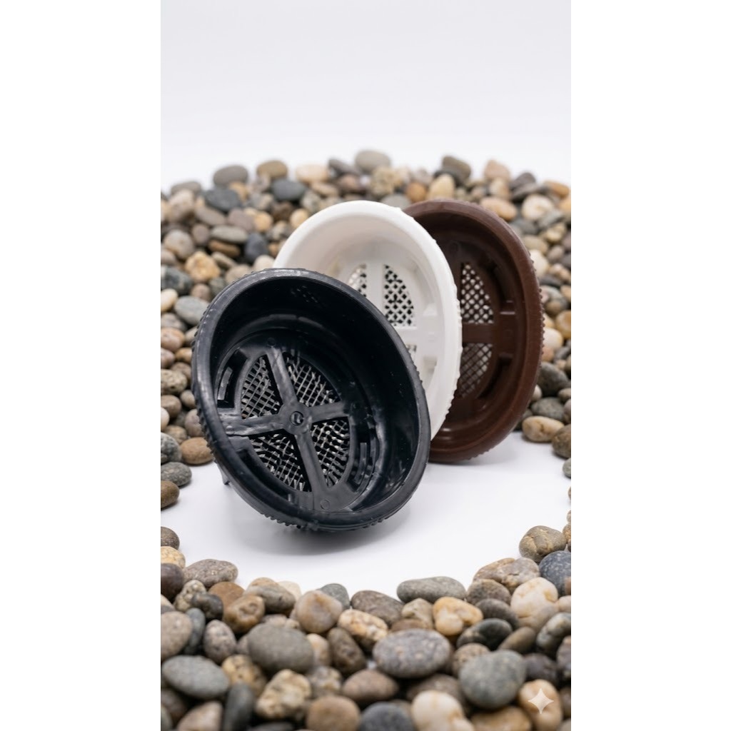 Pot Bonsai Oval 40 BV40 Bonsai Plastik 30 35 Putih Hitam Coklat Jumbo