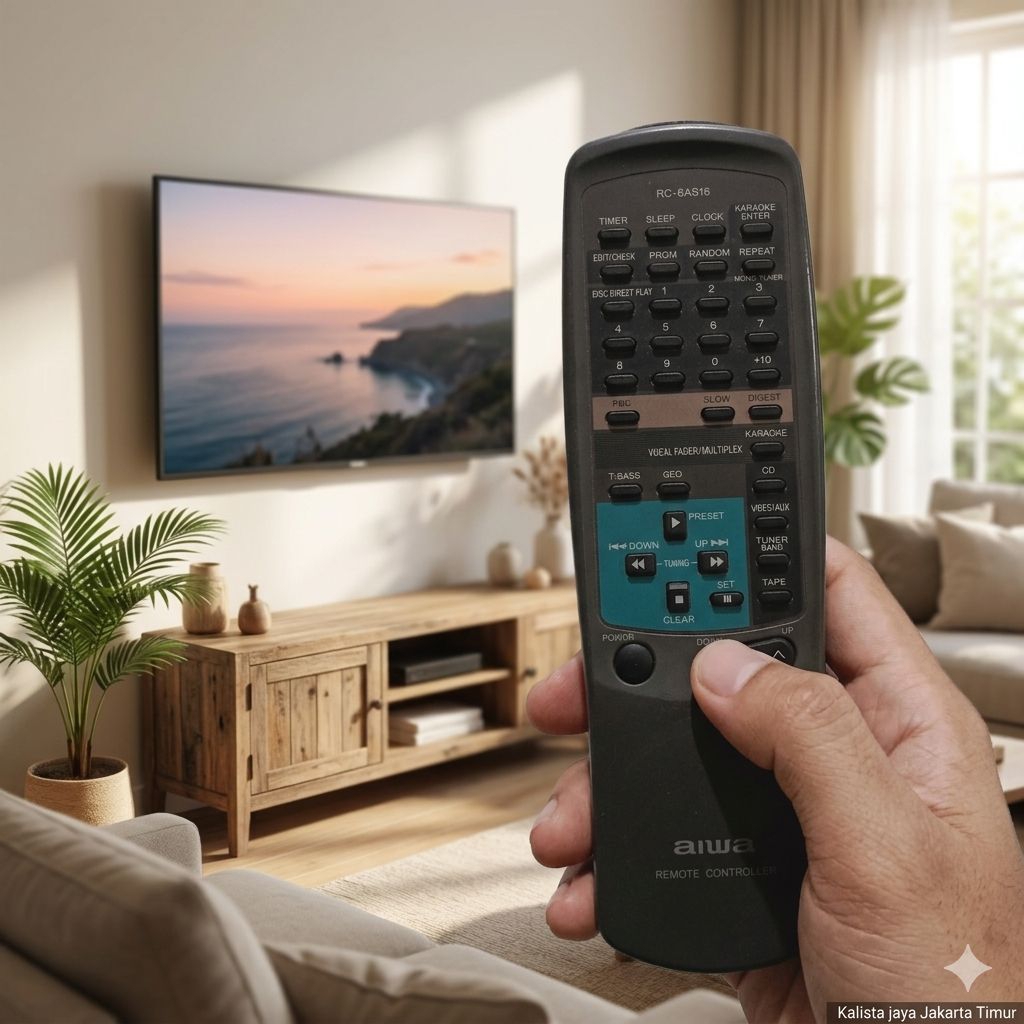 REMOTE REMOT DVD COMPO AIWA RC-6AS16 ORIGINAL ASLI
