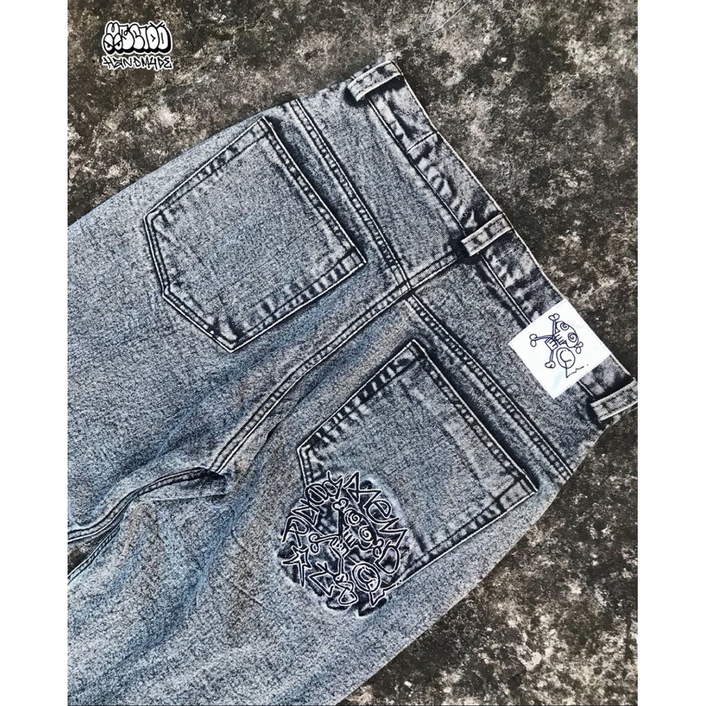 M3ND0 PANTS STONE WASHED NEW