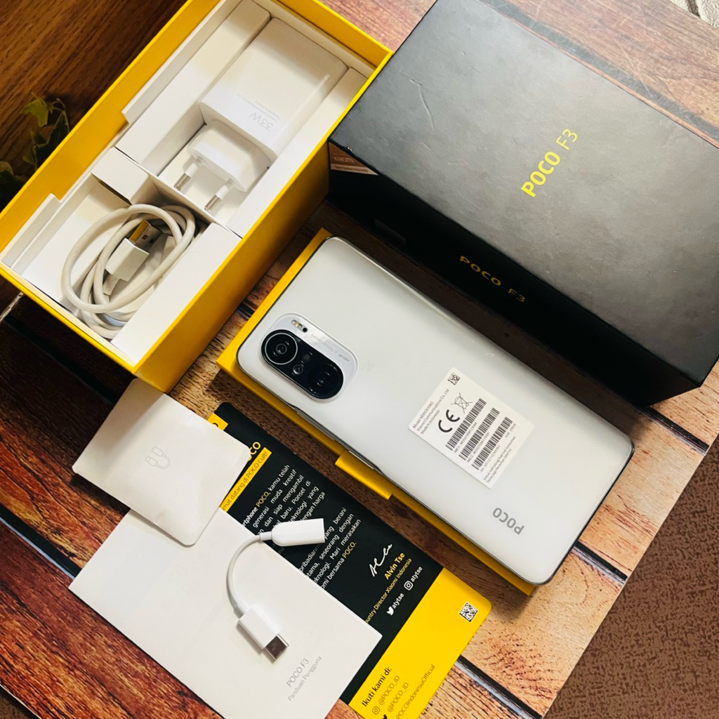 Poco f3 5g ram 8/256 mulus full set