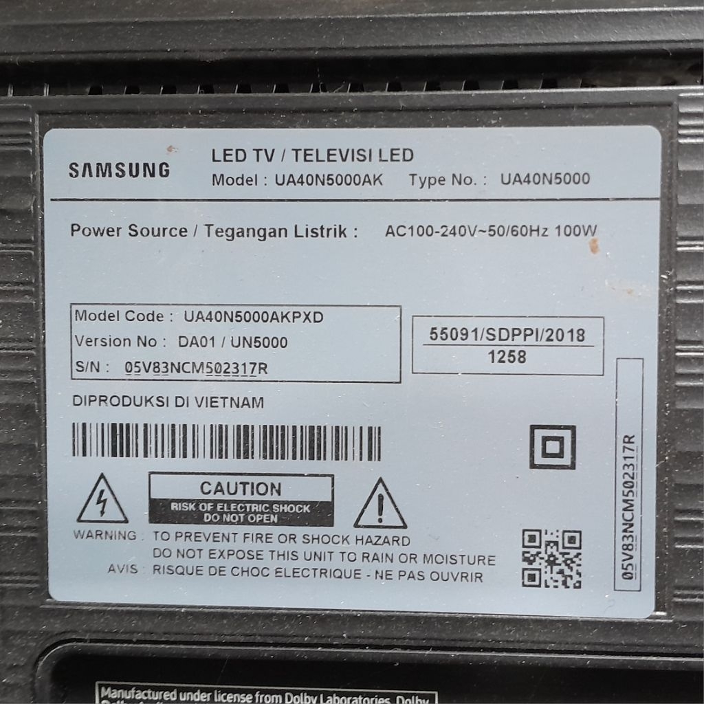 PSU SAMSUNG UA 40N5000 Powersuplay SAMSUNG UA 40N5000