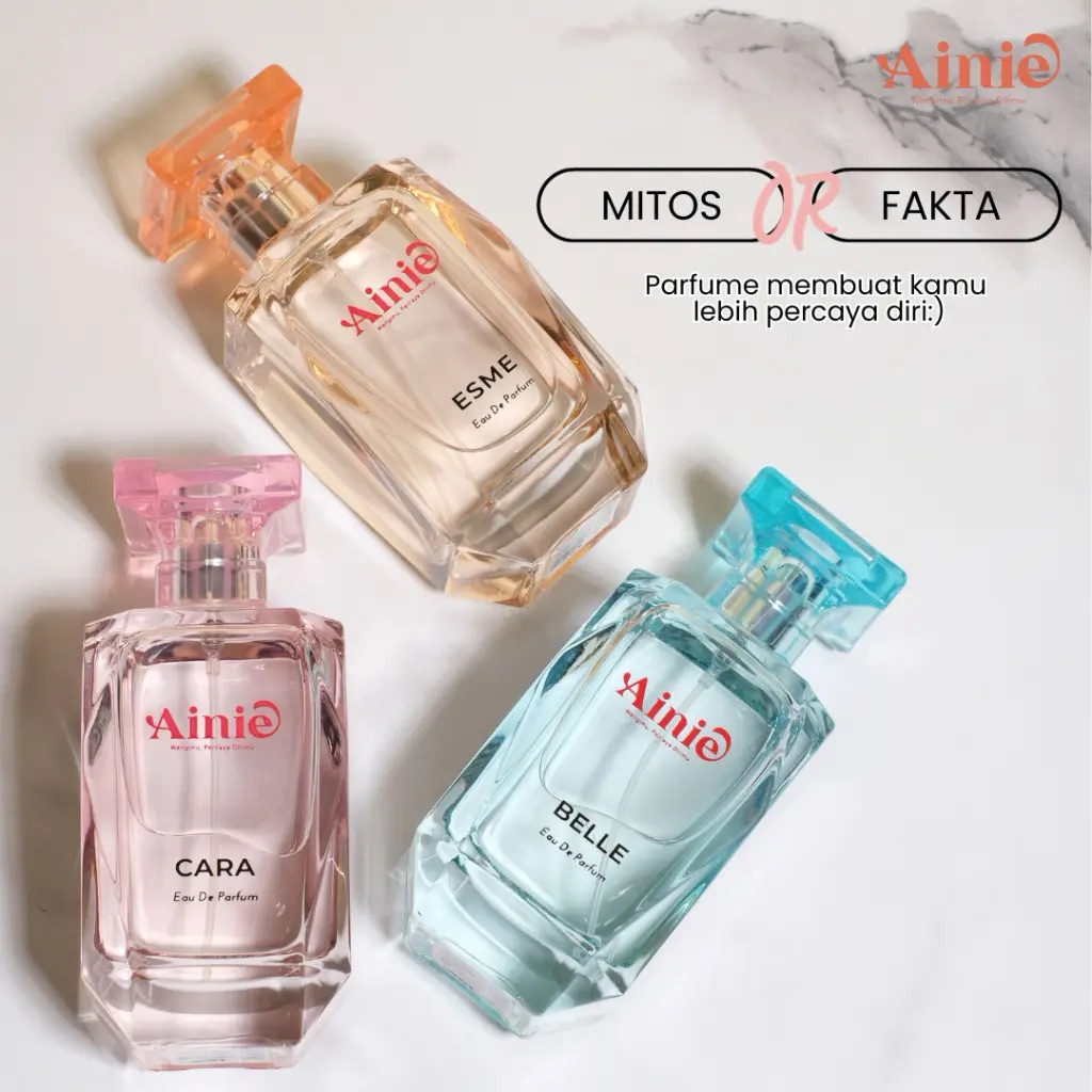 parfum ainie edp botol kaca kotak 100ml