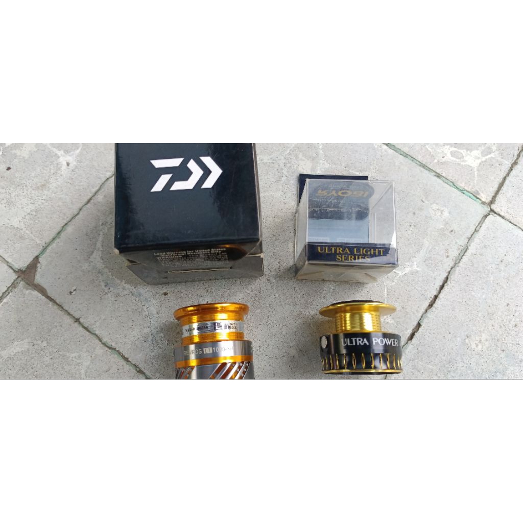 spool ryobi ultra power 1000 & daiwa revros lt 1000
