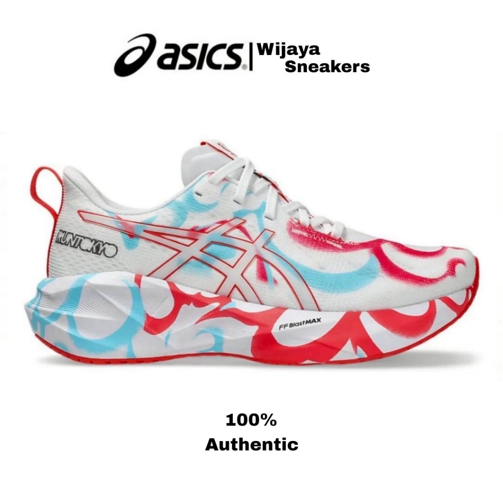 Asics Novablast 5 Tokyo White Aquarium