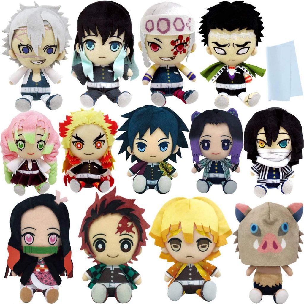 Plushie Demon Slayer Shinobu,Tanjiro,Muzan, Rengoku, Nezuko, Giyu