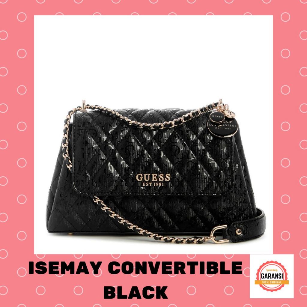 Tas Guess wanita seri CRESIDIA TOP ZIP GUESS shoulder bag 100% Original Store