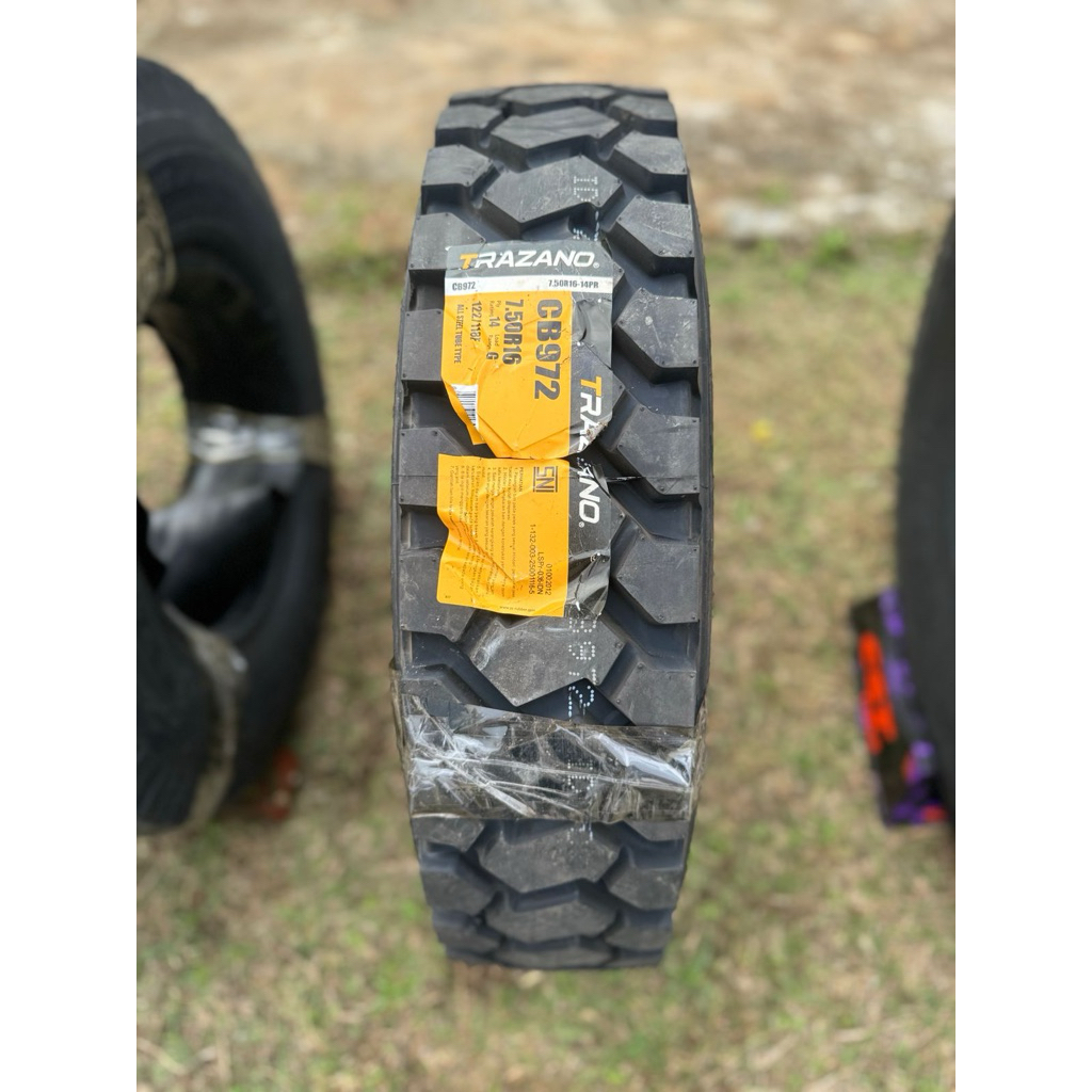 Ban Truk TRAZANO CB972 7.50R16 SET (KOMPLIT)