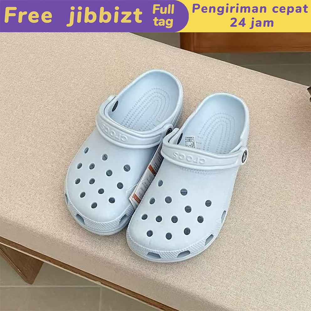 Classic Clog Sandal Cross Unisex Pria Dan Wanita Anti Slip Anti Licin Anti Air - Classic Clog Blue