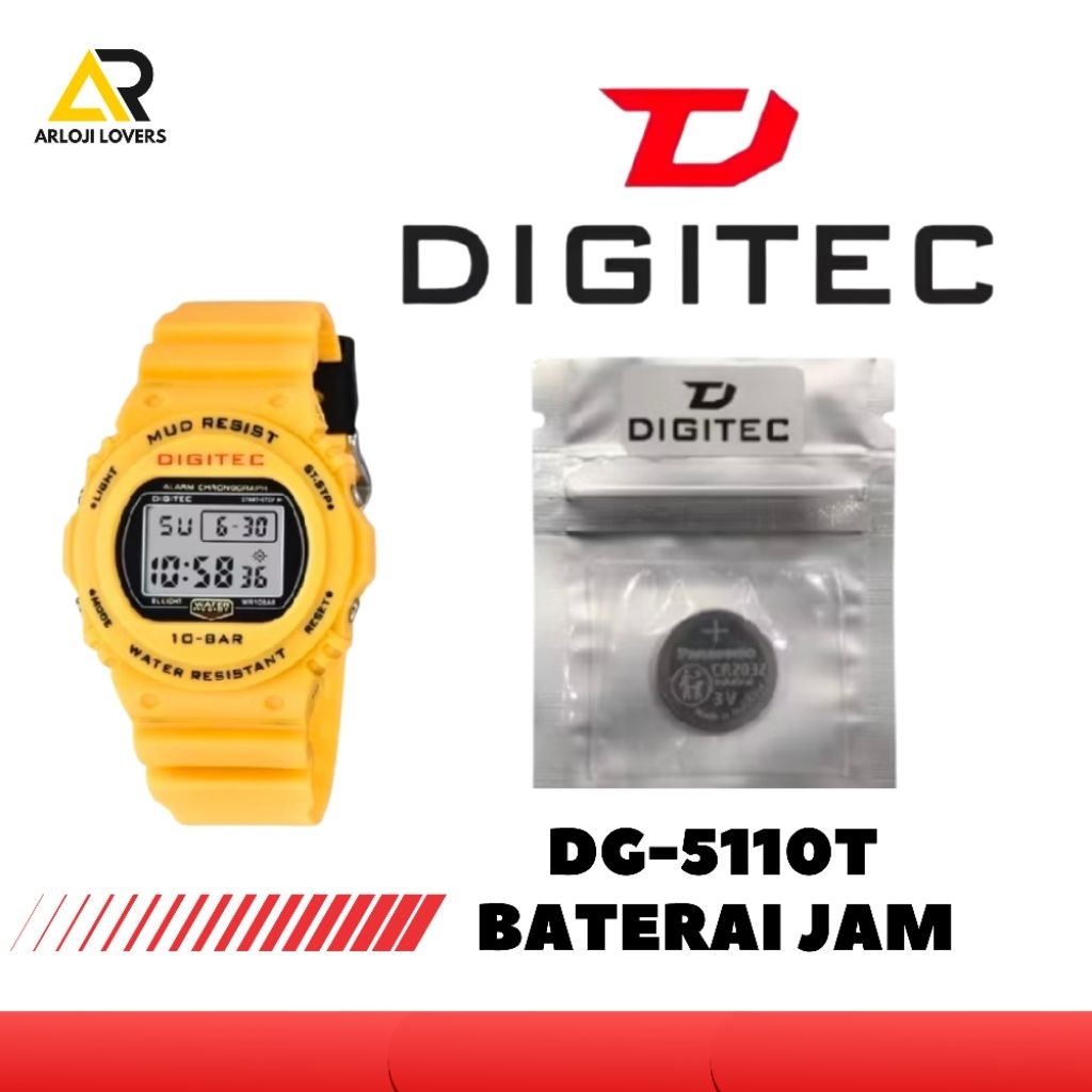 Baterai Jam Digitec DG-5110T Original