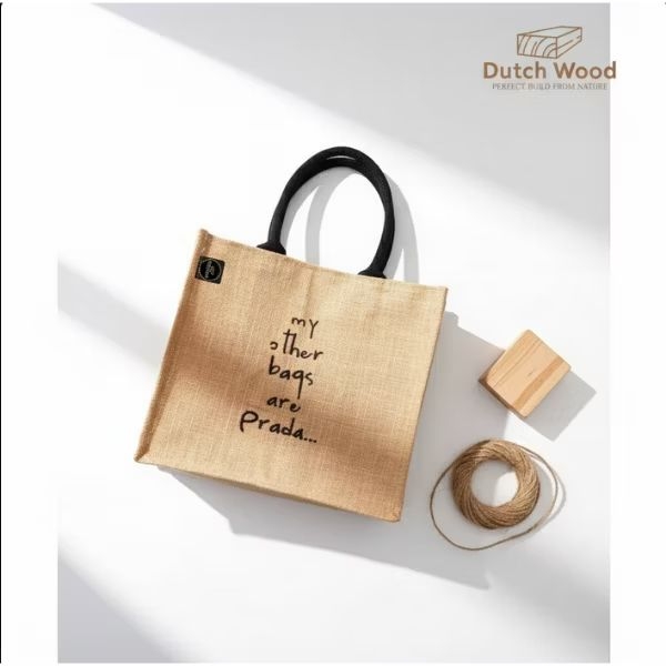 Tas Goni Bordir 'My Other Bags Are Prada' - Tote bag Goni Stylish dan Fungsional