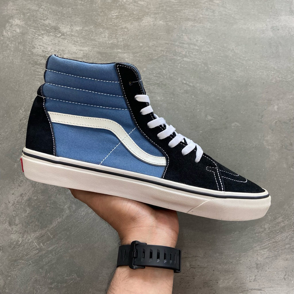 [Size 44] Rare Vans Sk8-Hi ‘Navy White’ (VN000D5INVY) Second Original Kondisi Mulus No Minus Bisa di