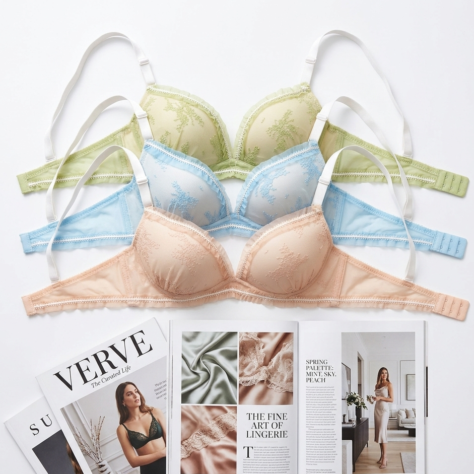 Bra Set Celana Dalam Wanita Bh Kawat Premium Motif Lucu Rien Paolo 92028 Tgc