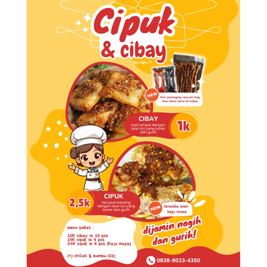 Cipuk aci kerupuk Cibayy Frozen Isi Banyak | Camilan Viral Gurih Renyah | Siap Goreng | Cocok untuk 