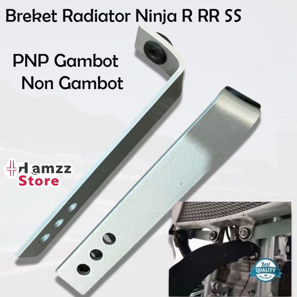 Bracket Sayap Sirip Radiator Ninja R SS R RR BPRO AXLD SPAC QTT curve VND PNP Gambot Non Gambot