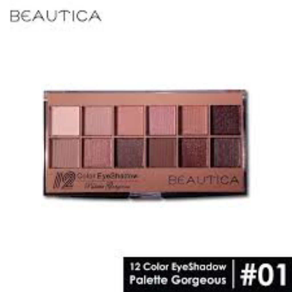 Eyeshadow Beautica 12 Color Eyeshadow Palette