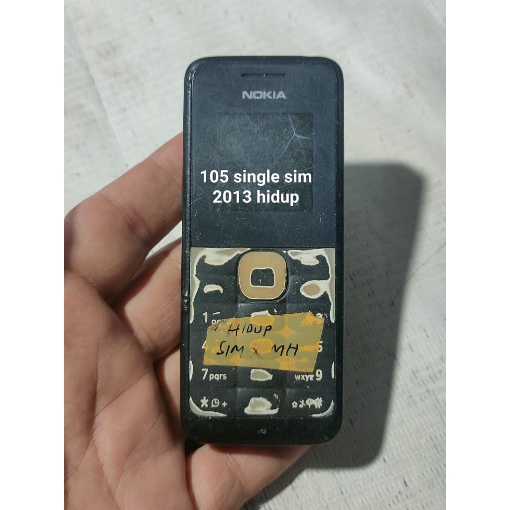 Nokia 105 2013 hidup Tapi minus seadanya