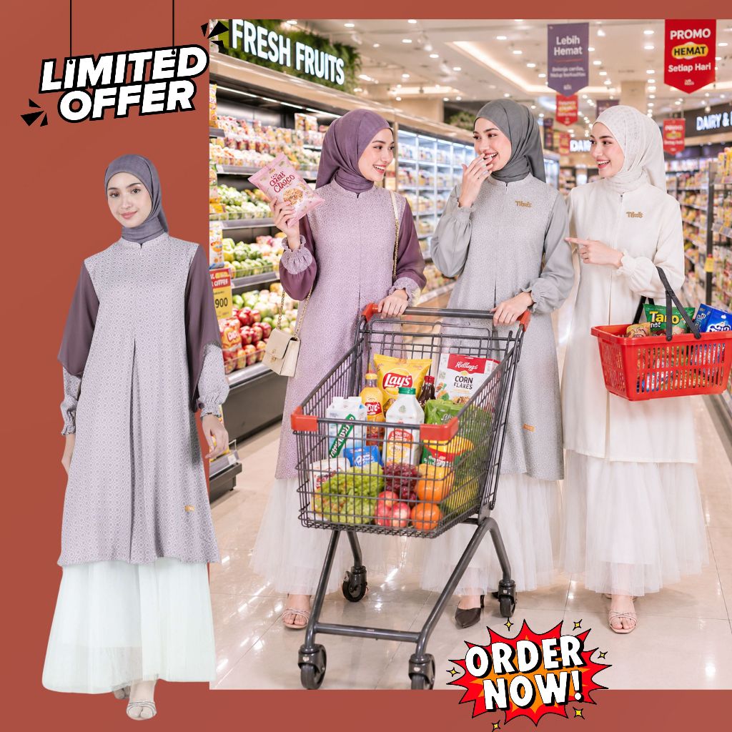 Tunik Wanita Terbaru Nibras Celline  / Tunik Wanita Simple Elegan Mewah