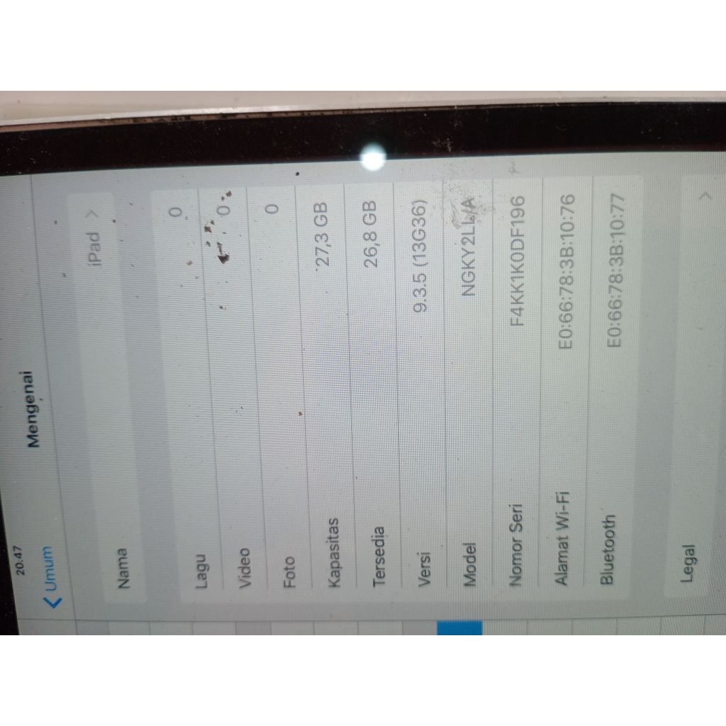mesin ipad mini 1 32gb wifi