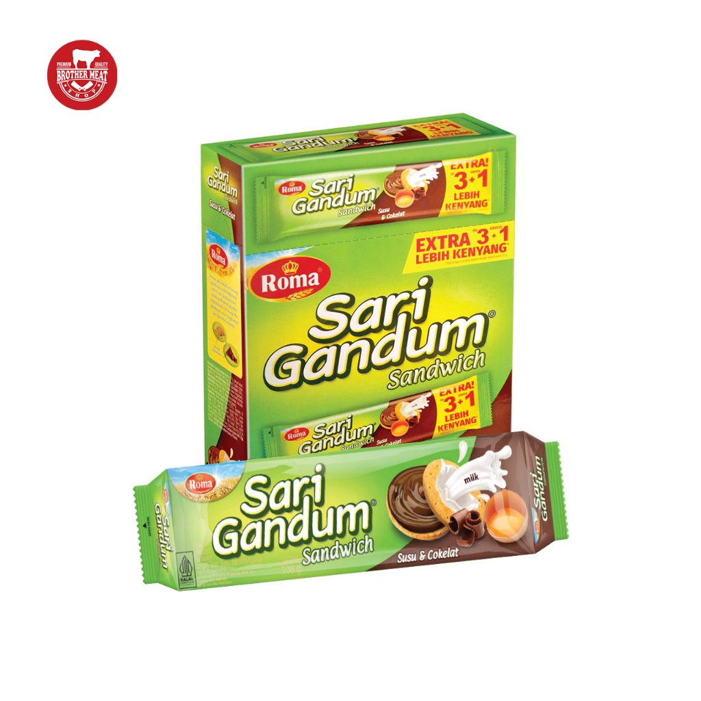 ROMA Sari Gandum Biskuit Sandwich - Brothermeatshop