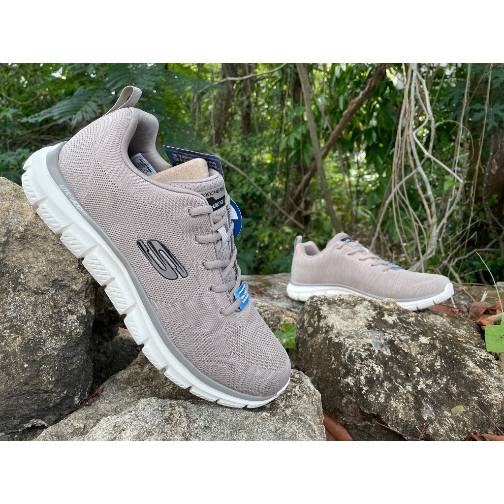 [ORIGINAL] Sepatu Olahraga Pria Skechers Track-Front Runner - Taupe