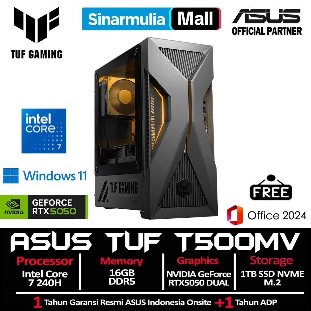 ASUS PC TUF Gaming Tower T500MV Core 7 240H RTX5050 1TB SSD 16GB Win11+OHS