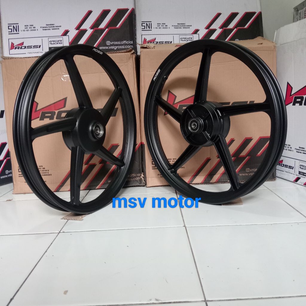 VELG RACING MOTOR GRAND PALANG 5 ZIGEN FALCON 17/140/160 BLACK