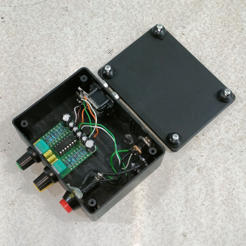BASS BOOSTER LM324 FREQ & GAIN PRE-AMP