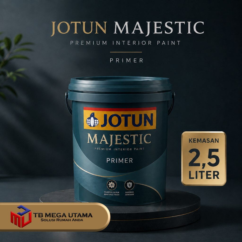 Cat Dasar Interior Premium Dari Jotun | Jotun Majestic Primer Kemasan 2.5Liter