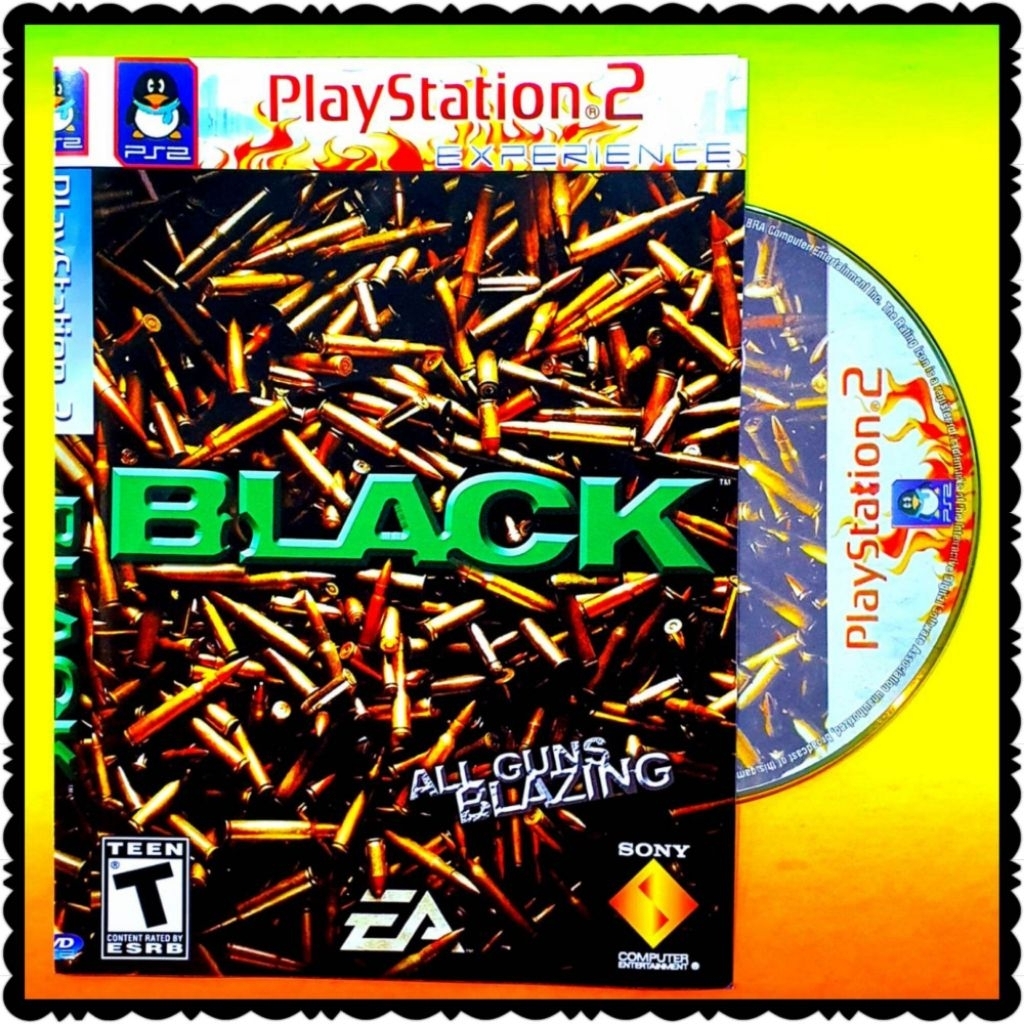 KASET PLAYSTATION GAME PS2 BLACK