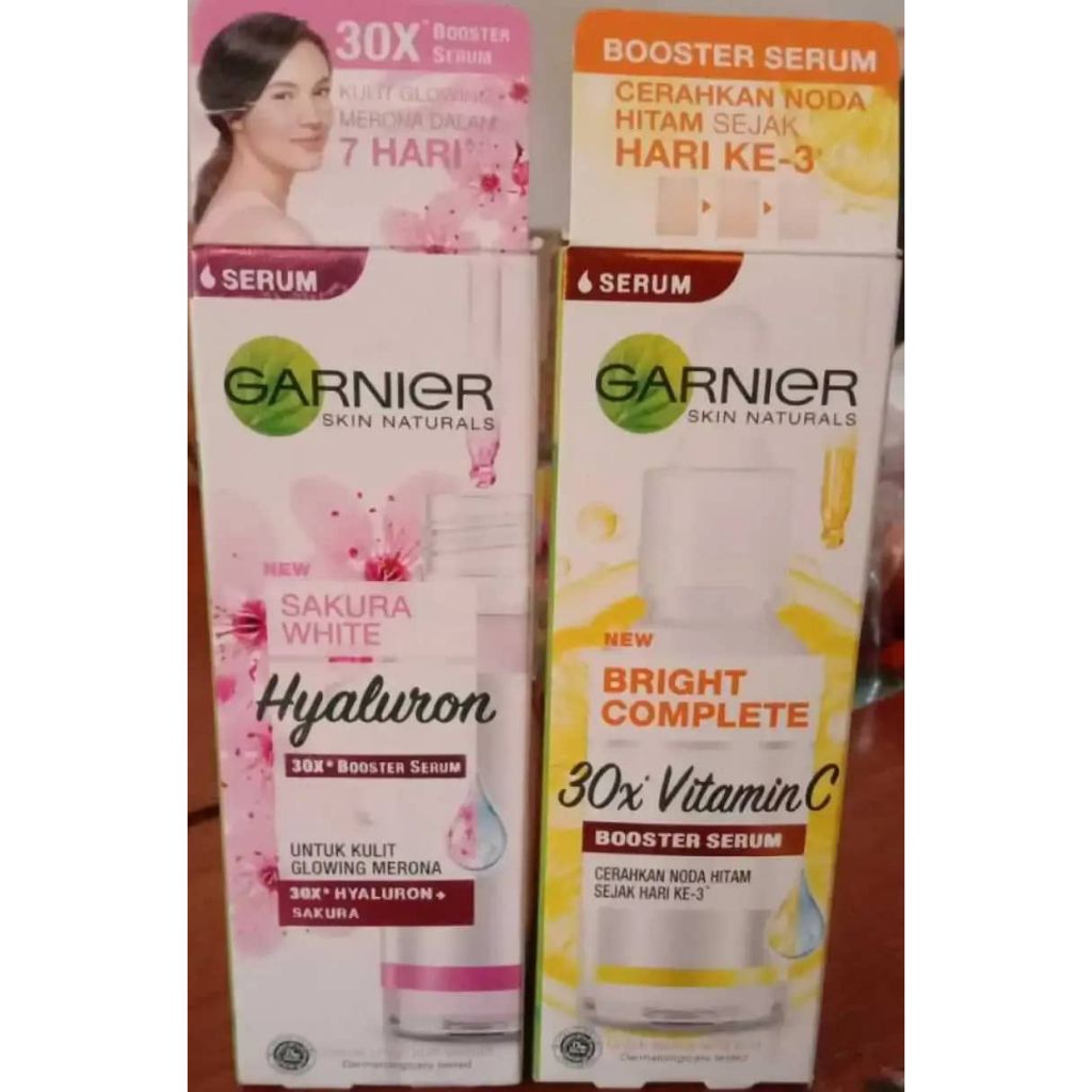 Garnier Sakura Glow Serum Cream 20gr - Mencerahkan, Melembabkan, Antioksidan