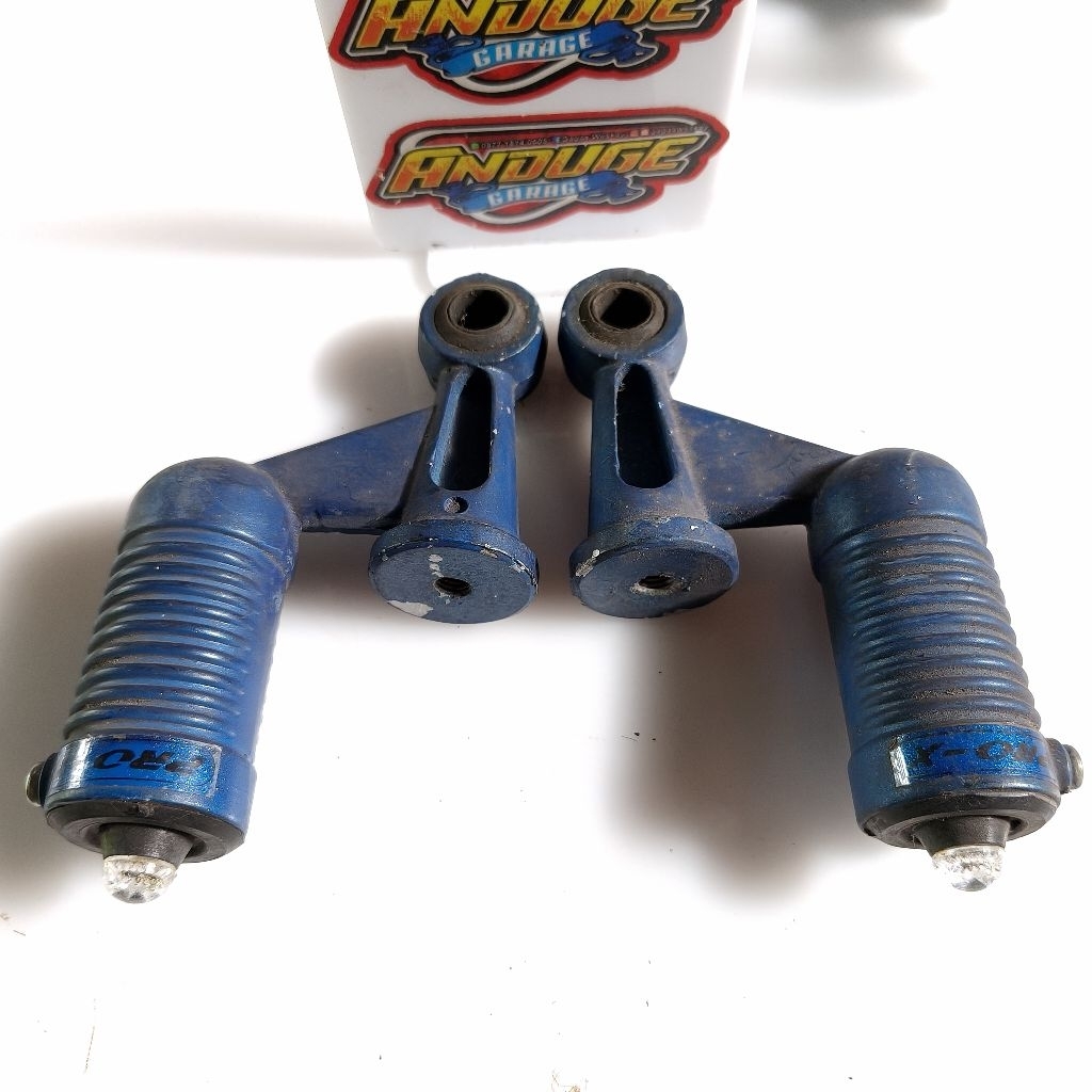 Variasi tabung shockbreaker skok shock breaker belakang lawas jadul vintage model tmt posh blue