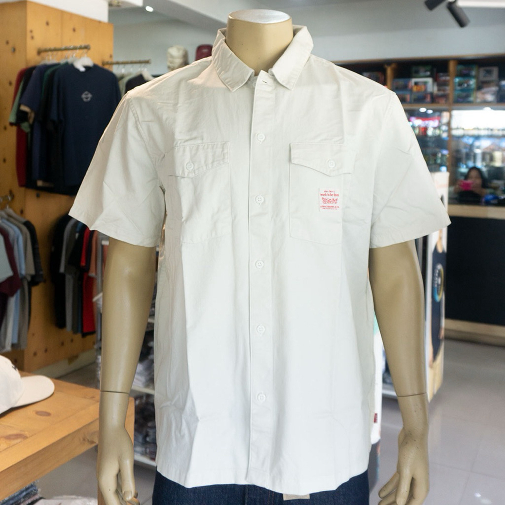 kemeja lengan pendek levis relaxed fit worker 0002