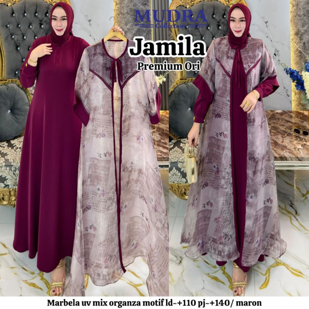 Gamis Mudra Collection / Gamis Terbaru / Gamis Wanita / Gamis Premium / Omera / Jamila / Mudra Hijab