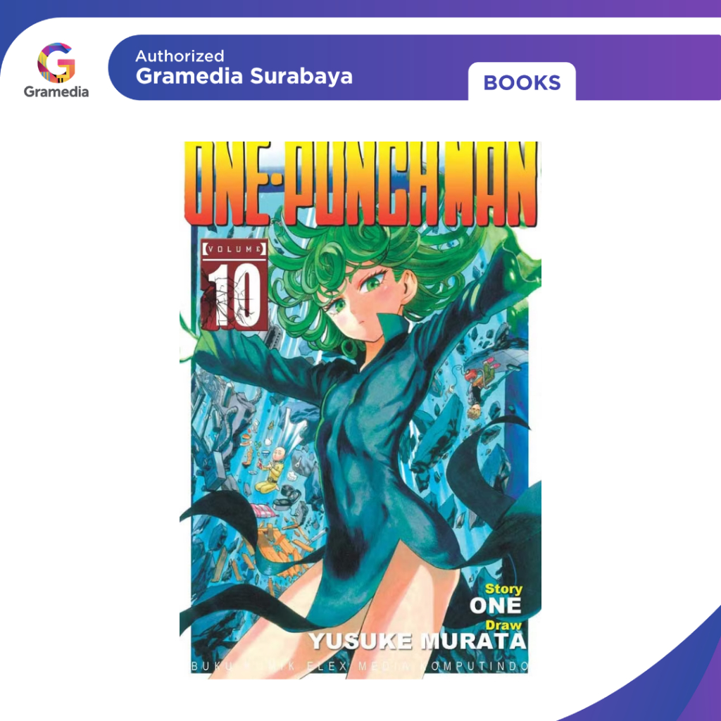 Gramedia Surabaya - One Punch Man 10