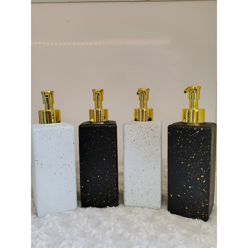 (008) GSA botol sabun kotak bintik botol sabun aesthetic pump sabun bintik kotak pump sampo botol sa