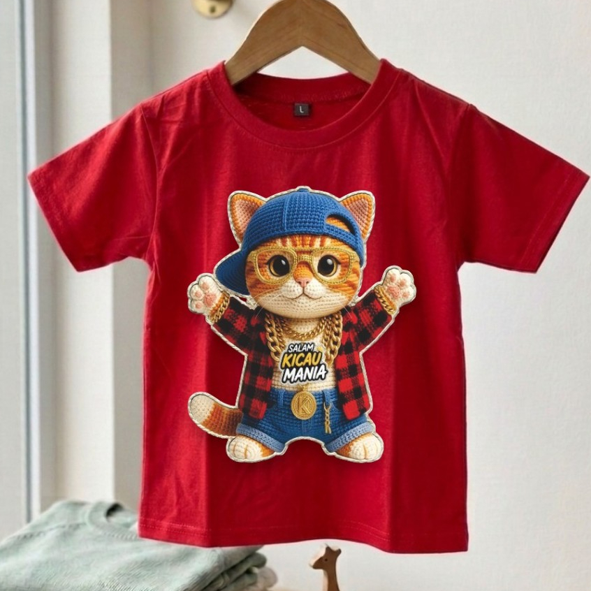 Baju Kaos Anak Kicau Mania New / Usia 1-13 tahun / kode 032 kicau Sultan / Bahan Adem dan Nyaman unt