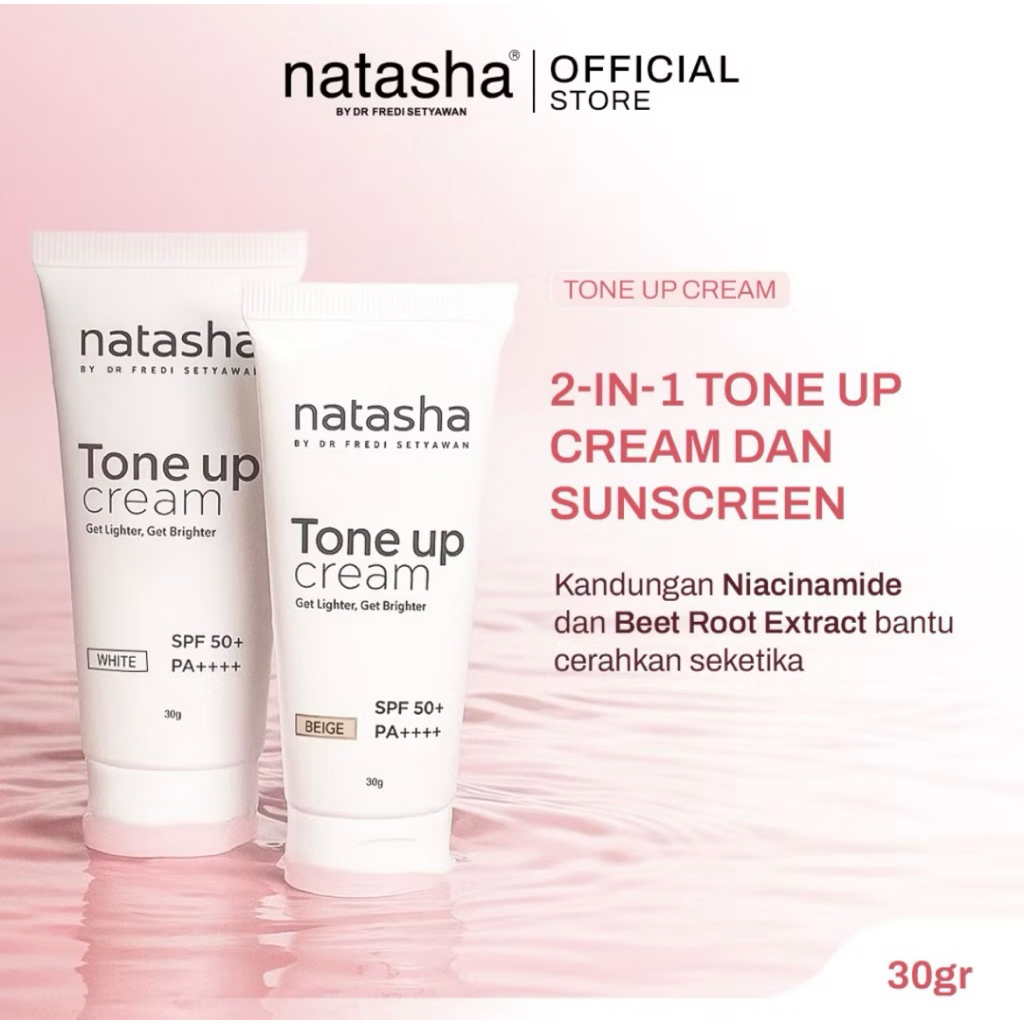 Natasha Tone Up Cream with Sunscreen SPF 50+ PA++++