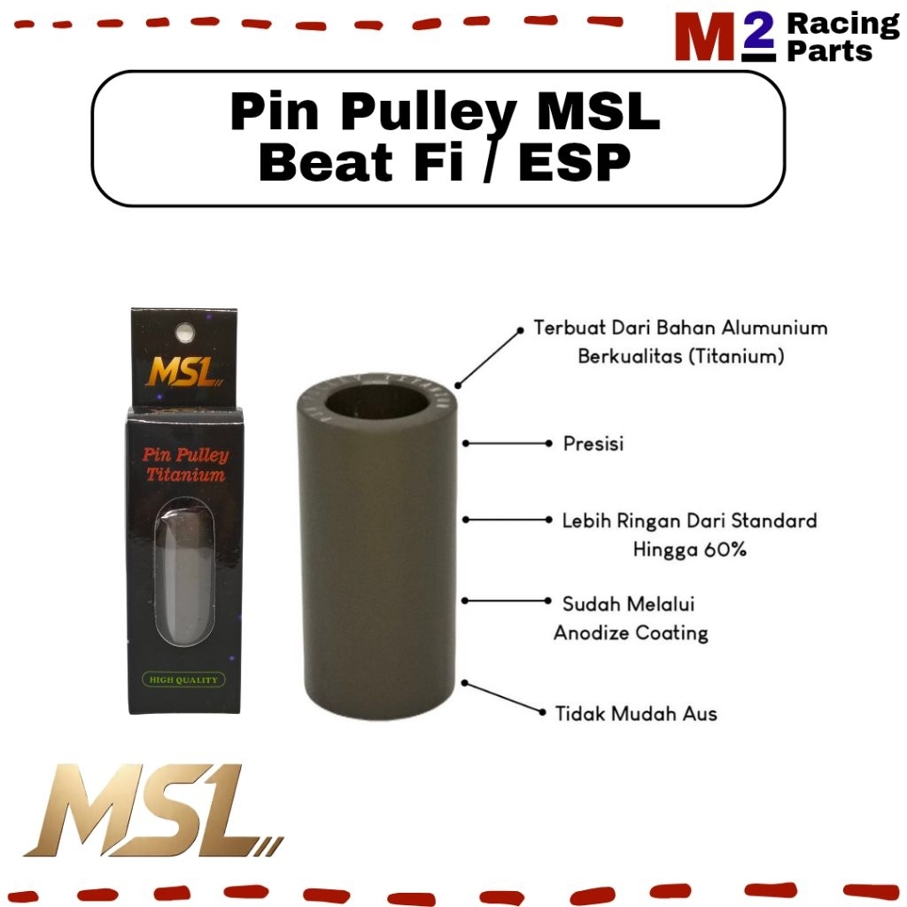 Pin Pulley MSL Beat Fi Beat Esp Scoopy Fi Scoopy ESP