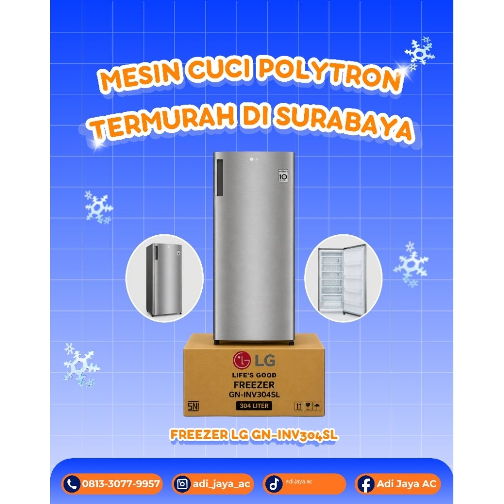 Freezer LG GN-INV304SL