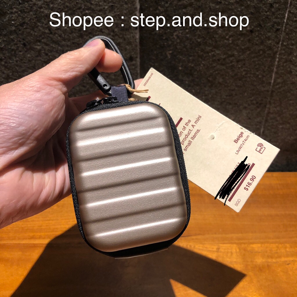 Keychain Mini Luggage Suitcase - Beige - Limited Edition