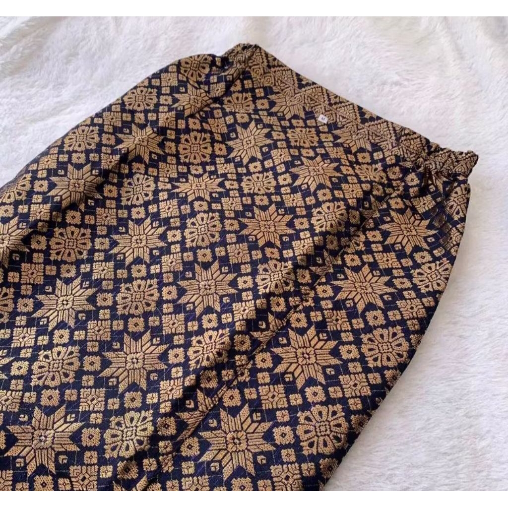 Rok Songket Span motif batik - Rok Kebaya Modern Kondangan Wisuda*