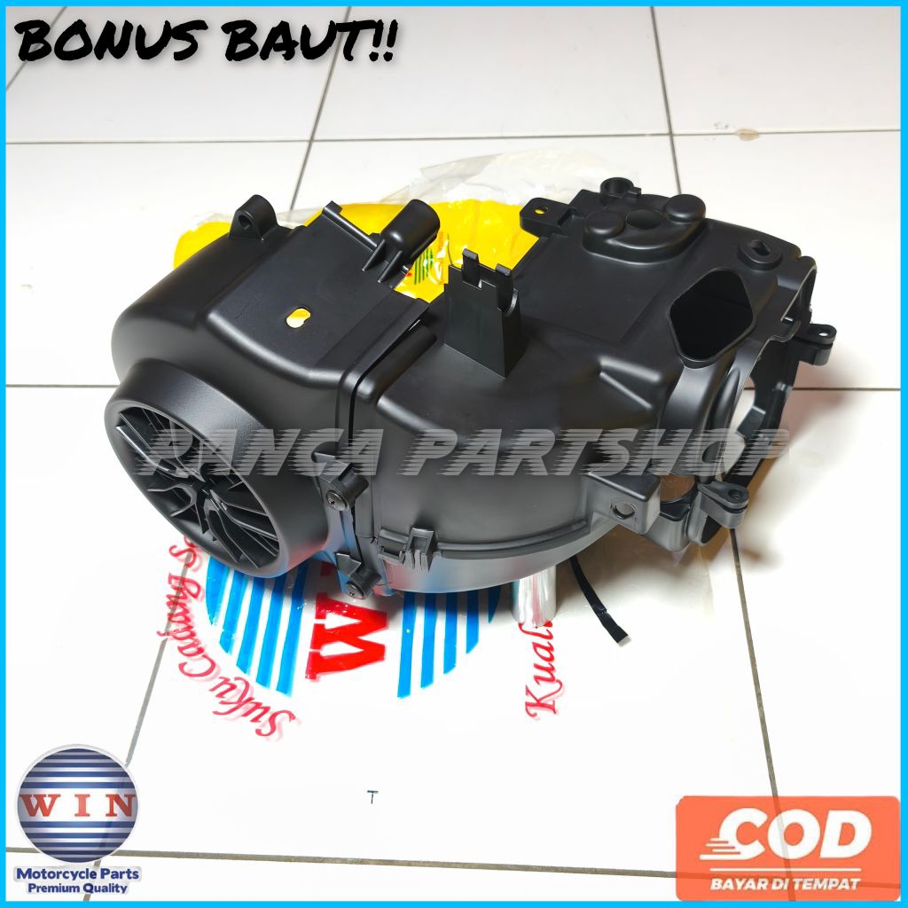 WIN - COVER BLOK MESIN + TUTUP KIPAS BEAT ESP NEW BEAT POP SCOOPY ESP VARIO ESP BEAT STREET STARTER 