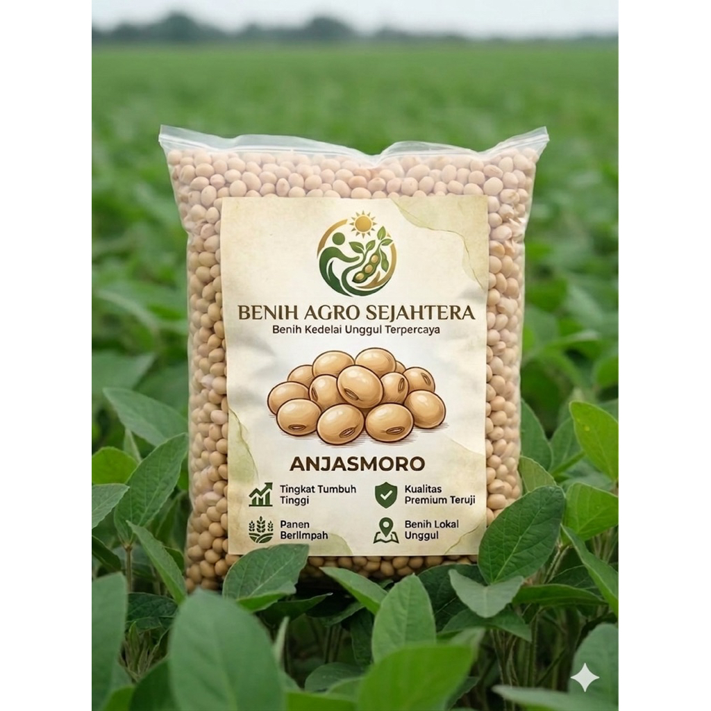 1 KG BENIH KEDELAI LOKAL NON GMO SIAP TANAM