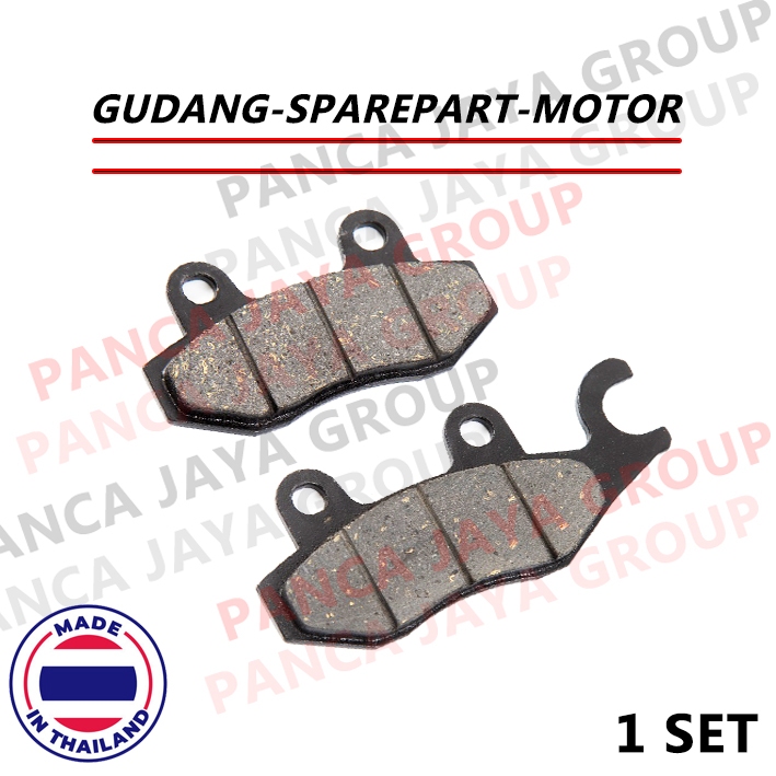 DISCPAD DISC PAD KAMPAS REM CAKRAM DEPAN BELAKANG ECGO 3 MOLIS MOTOR LISTRIK ECGO3